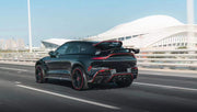 DRY CARBON BODY KIT for ASTON MARTIN DBX  Set includes:  Front Lip Side Fenders Hood Air Vents Side Air Vents Front Canards Side Skirts Rear Bumper Exhaust System Exhaust Tips