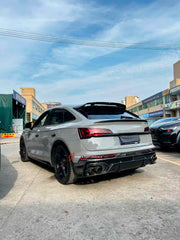 DRY CARBON BODY KIT for AUDI Q5 FY FACELIFT 2020+
Set includes: 
Front Lip
Front Grille
Hood
Wheel Arch Flares
Rear Diffuser
Exhaust Tips
Material: Dry Carbon
NOTE: Professional installation is required
Payment ►
Visa
Mastercard
PayPal with a credit card (add 4.4% at checkout)
Payoneer
Cryptocurrency
Shipment ►
By express DHL/UPS/TNT/FedEx
To the local international airport
Special line by air
Special line by the sea
To Europe and the UK by train
Please let us know which shipping option you prefe