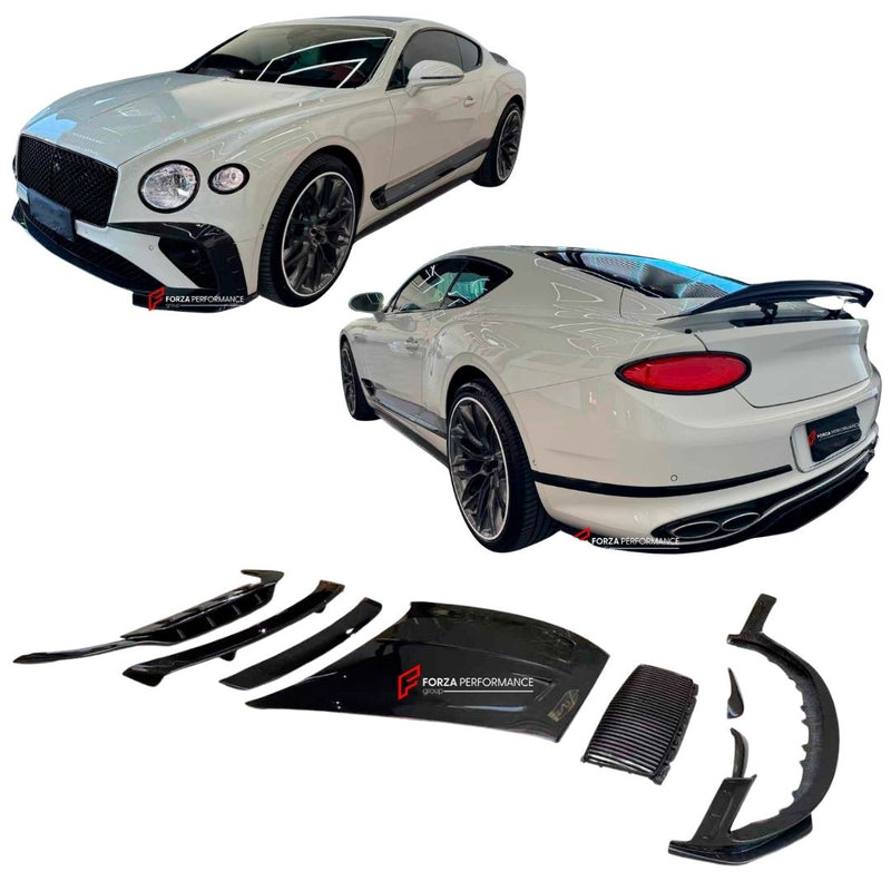 DRY CARBON BODY KIT for BENTLEY CONTINENTAL GT/GTC V8 W12 2018+