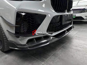DRY CARBON BODY KIT for BMW X5M F95 2020 - 2023  Set includes:  Front Lip Front Canards Side Skirts Roof Spoiler Rear Spoiler Rear Diffuser