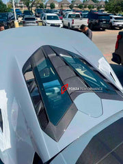 DRY CARBON BODY KIT for CHEVROLET CORVETTE C8 2019+
Set includes:
Front Lip
Front Bumper Canards
Hood
Engine Lid Cover
Engine Cover
Rear Spoiler
Material: Dry Carbon
NOTE: Professional installation is required.