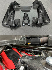 DRY CARBON BODY KIT FOR FERRARI SF90 SPIDER
Set includes: 
Lower Front Lip
Front Lip
Front Bumper Attachment
Trunk Cover
Front Lid Insert
Front Lid Cover
Front Fenders
Side Mirror Covers
Side Skirt
Side Air Inlet
Rear Lid Cover
Engine Bay
Rear Spoiler
Rear Diffuser
Material: Dry Carbon