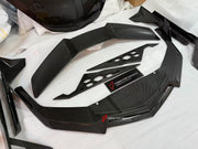 DRY CARBON BODY KIT for LAMBORGHINI REVUELTO 2023+
Set includes:
Front Lip
Side Skirts
Engine Cover
Rear Spoiler
Rear Diffuser
Material: Dry Carbon
NOTE: Professional installation is required.