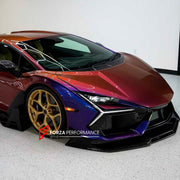 DRY CARBON BODY KIT for LAMBORGHINI REVUELTO 2023+
Set includes:
Front Lip
Side Skirts
Engine Cover
Rear Spoiler
Rear Diffuser
Material: Dry Carbon