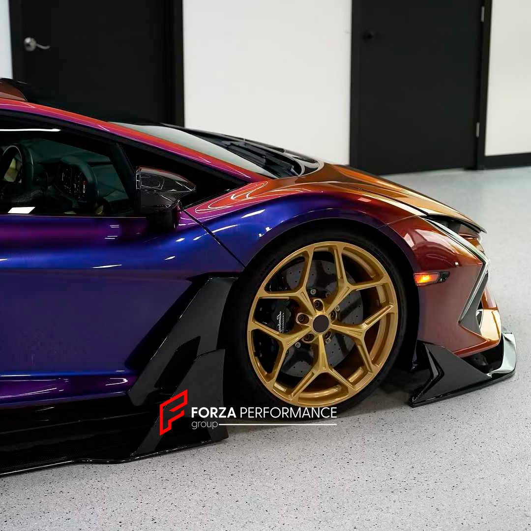 DRY CARBON BODY KIT for LAMBORGHINI REVUELTO 2023+
Set includes:
Front Lip
Side Skirts
Engine Cover
Rear Spoiler
Rear Diffuser
Material: Dry Carbon