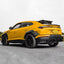 DRY CARBON BODY KIT for Lamborghini Urus S 2023+
Set includes:
Front Lip
Front Bumper Fins
Front Fenders
Front Fender Vents
Rear Fenders
Roof Spoiler
Ducktail Spoiler
Rear Diffuser
Material: Dry Carbon
NOTE: Professional installation is required.