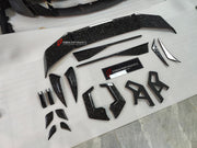 CARBON BODY KIT for MCLAREN ARTURA
Set includes:
Front Lip
Front Bumper Canards
Side Skirts
Side Air Vent Covers
Rear GT Wing Spoiler
Material: Carbon Fiber
Note: Professional installation is required
CONTACT US FOR PRICING