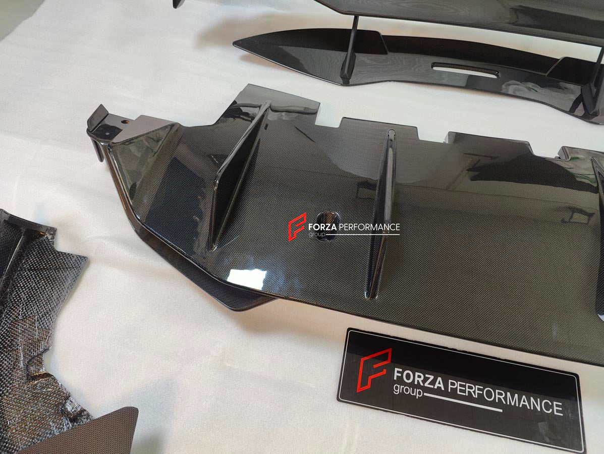 DRY CARBON BODY KIT for MCLAREN ARTURA
Set includes:
Front Lip
Side Skirts
Rear Diffuser
Rear Side Splitters
Rear GT Wing Spoiler
Material: Dry Carbon
Note: Professional installation is required