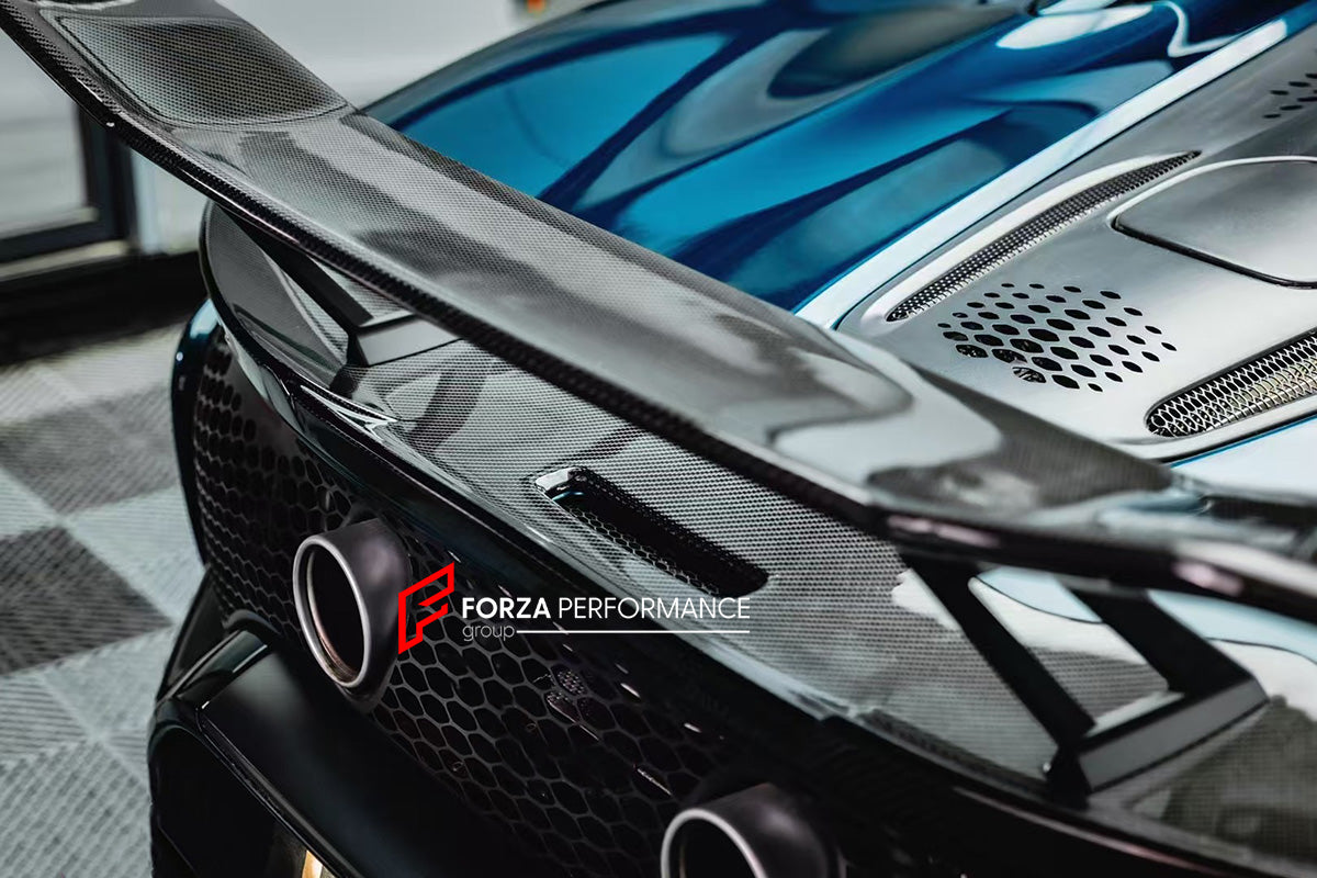 DRY CARBON BODY KIT for MCLAREN ARTURA  Set includes:  Front Lip Side Skirts Rear Diffuser Rear Side Splitters Rear GT Wing Spoiler