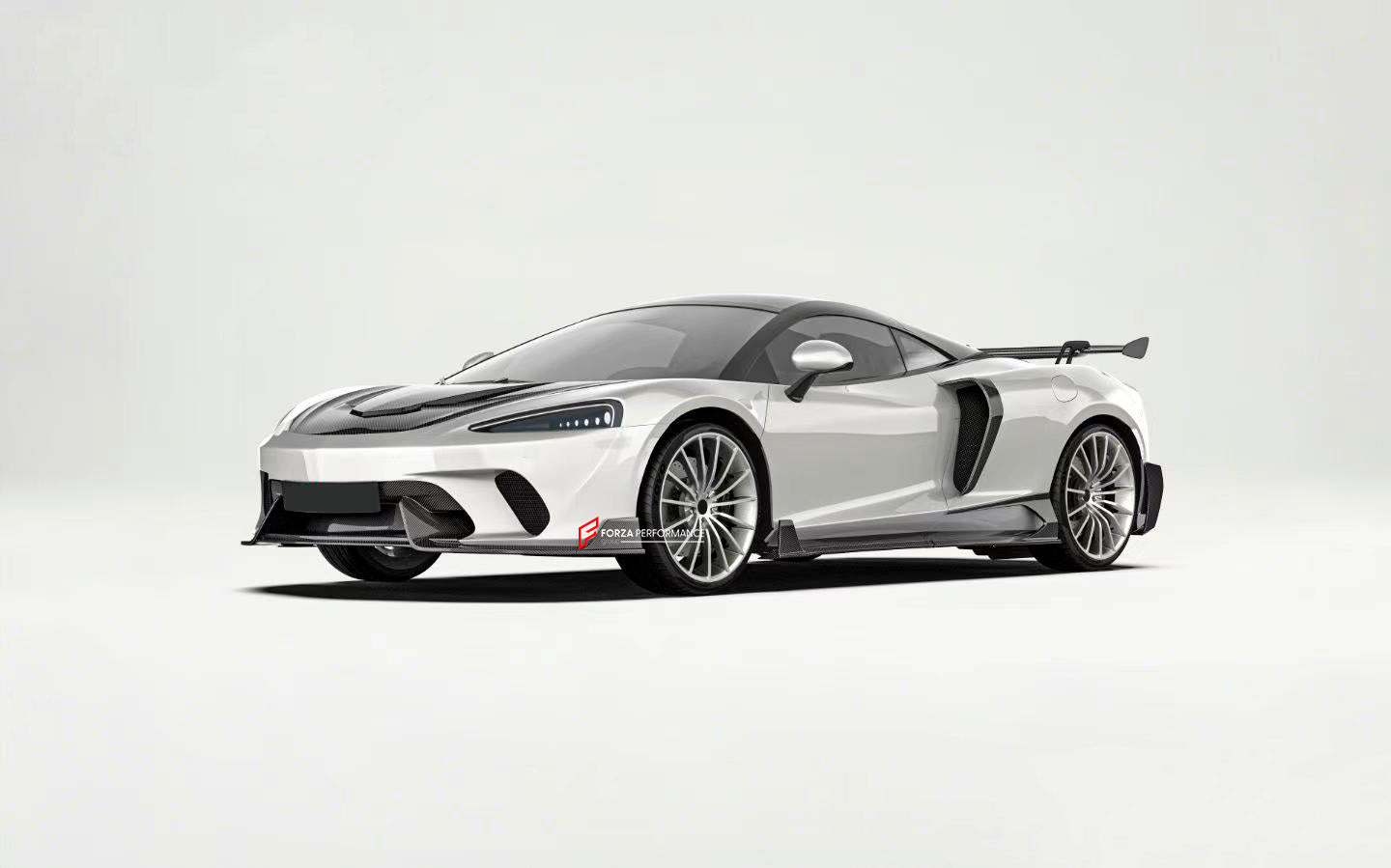 DRY CARBON BODY KIT FOR MCLAREN GT 2019 - 2023
Set Include:
Front Lip
Front Hood / Bonnet
Side Skirts
Side Air Vent Covers
Rear Spoiler
Rear Diffuser
Material: Dry Carbon
CONTACT US FOR PRICING