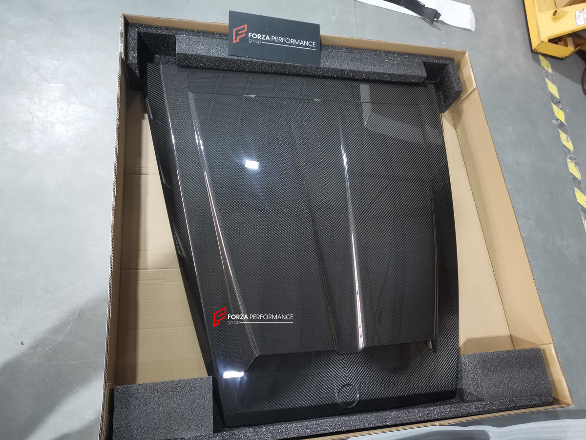DRY CARBON BODY KIT for MERCEDES BENZ G CLASS W463A 2019+
Set includes:
Dry Carbon Hood Cover
Front Roof LED Light
Front Lip (for 350d/G500/G550)
Dry Carbon Fiber Spare Tyre Cover
Rear Spoiler
Exhaust with Valve Base
Material: Dry Carbon
NOTE: Professional installation is required
* Each part can be sent separately. If you need, please contact us.
Payment ►
Visa
Mastercard
PayPal with a credit card (add 4.4% at checkout)
Payoneer
Cryptocurrency
Shipment ►
By express DHL/UPS/TNT/FedEx
To the