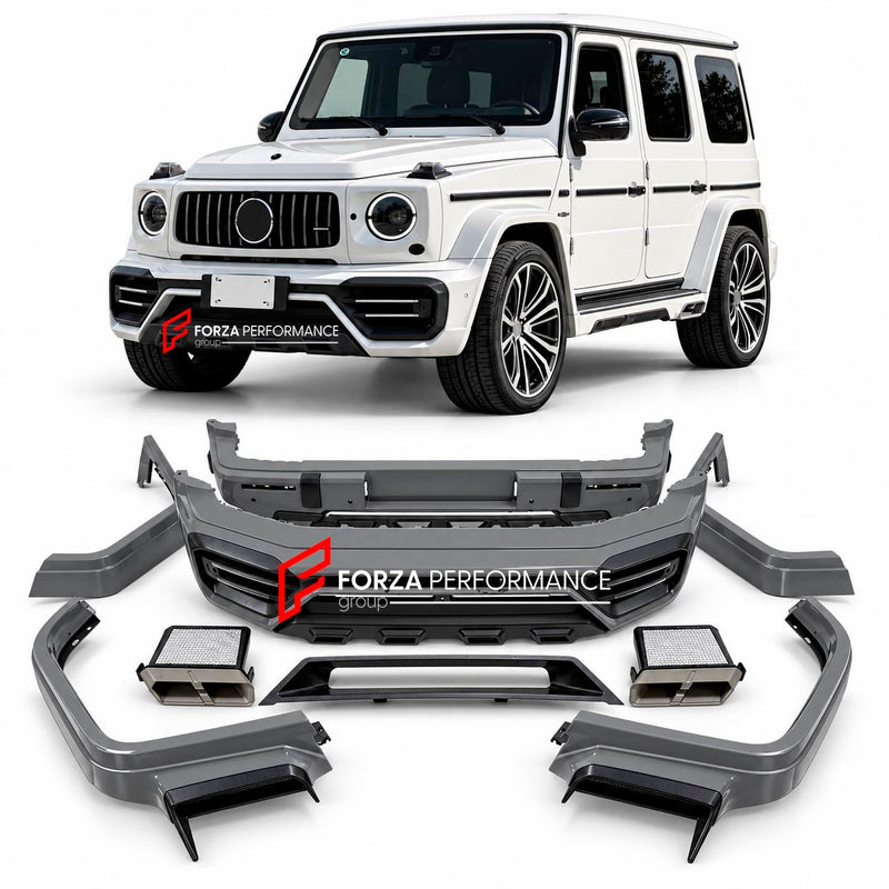 DRY CARBON BODY KIT for MERCEDES BENZ G CLASS W463A W464 G350D G400D G500 G550 G63 AMG 2019 - 2024