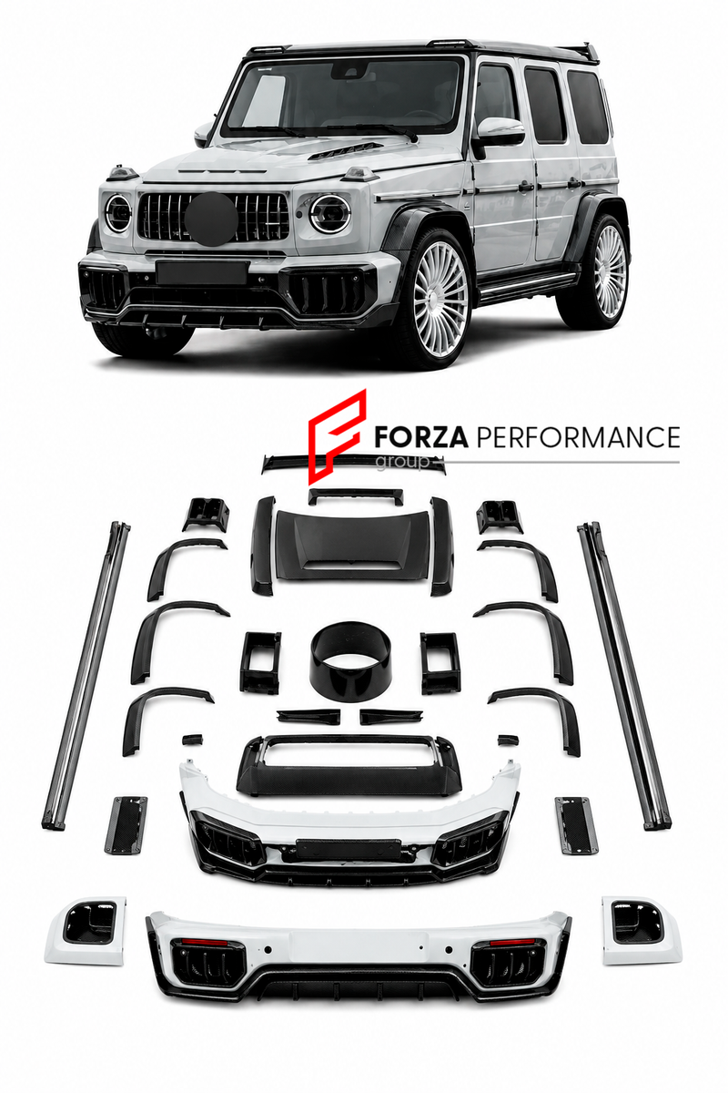 DRY CARBON WIDEBODY KIT FOR MERCEDES BENZ G CLASS W465 G500 G450d G580 G63 AMG 2024+