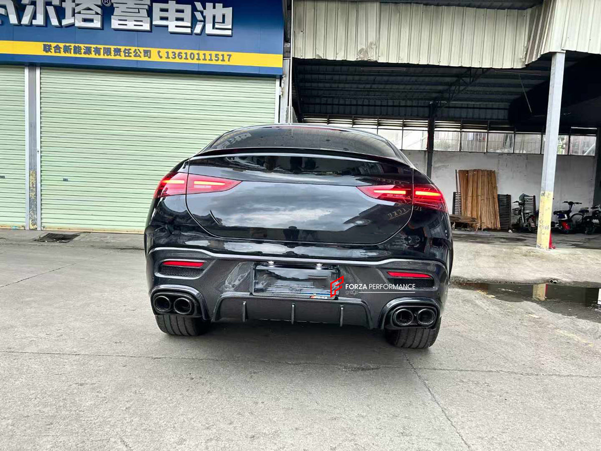 DRY CARBON BODY KIT FOR MERCEDES-BENZ GLE COUPE AMG C167 GLE53 GLE63 FACELIFT 2023+
Set includes:
Front lip
Front Grille
Fender Flares
Rear Spoiler
Rear Diffuser
Material: Dry carbon fiber
NOTE: Professional installation is required
Contact us for pricing
Payment ►
Visa
Mastercard
PayPal with a credit card (add 4.4% at checkout)
Payoneer
Cryptocurrency
Shipment ►
By express DHL/UPS/TNT/FedEx
To the local international airport
Special line by air
Special line by the sea
To Europe and the UK by train