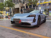DRY CARBON BODY KIT for PORSCHE TAYCAN  Set includes:  Front Lip Front Bumper Air Vents Front Canards