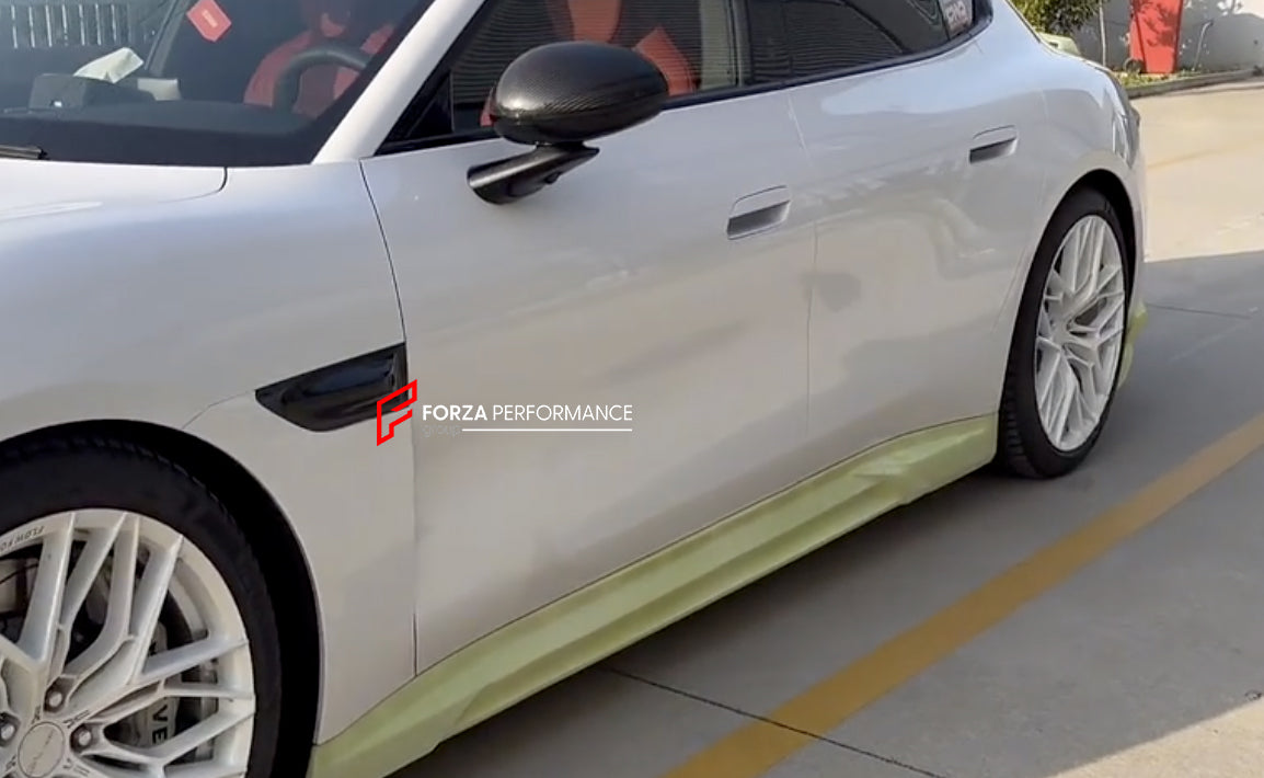 DRY CARBON BODY KIT for XIAOMI SU7  Set includes:  Front Lip Hood Side Skirts Rear Spoiler Rear Diffuser