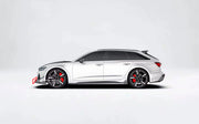 DRY CARBON BODY KIT WITH EXHAUST SYSTEM for AUDI RS6 C8 2019 - 2023
Set includes:
Front Lip
Hood
Side Skirts
Roof Spoiler
Rear Diffuser
Material: Dry Carbon Fiber
NOTE: Professional installation is required