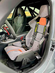 DRY CARBON CAR SEATS for BMW M3 G80 G81 FACELIFT 2022 - 2024
DRY CARBON CAR SEATS for BMW M3 G80 G81 FACELIFT 2022 - 2024 are specialized seats designed for racing cars, providing optimal support, safety, and comfort for drivers during high-speed races. They are ergonomically designed and made from high-quality materials to enhance performance and reduce fatigue during extended racing sessions.
Will fit on: BMW M3 G80 G81 FACELIFT 2022 - 2024
Material: Alcantara, Foam, Dry carbon
NOTE: Professional inst
