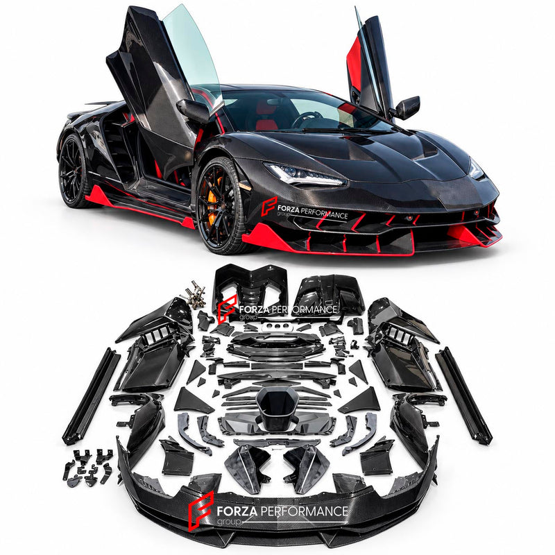 DRY CARBON CONVERSION BODY KIT for LAMBORGHINI AVENTADOR LP700 LP720 LP750 2017 UPGRADE TO CENTENARIO