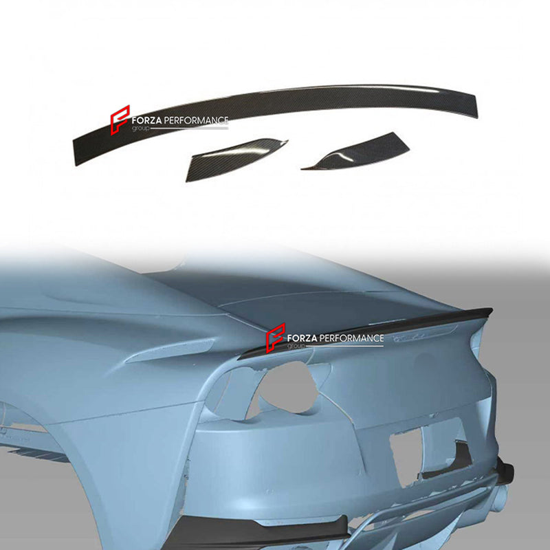 DRY CARBON DUCKTAIL SPOILER for FERRARI 812 SUPERFAST GTS 2017 - 2024