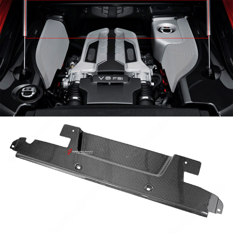 CARBON FIBER ENGINE BAY FIREWALL SHIELD for AUDI R8 V8 V10 2007 - 2012