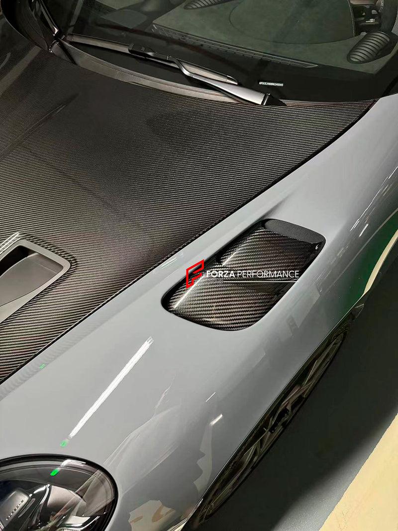DRY CARBON FENDER AIR OUTLET TRIM for PORSCHE 718 982 GT4RS