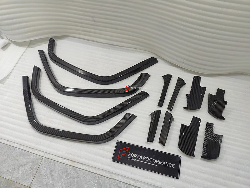 DRY CARBON FENDER FLARES for MERCEDES BENZ G CLASS G63 AMG W465 2024+