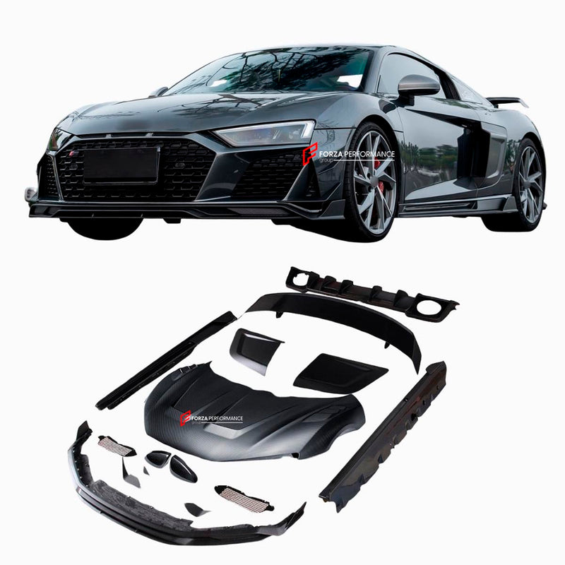 DRY CARBON FIBER BODY KIT for AUDI R8 4S FACELIFT 2019 - 2023