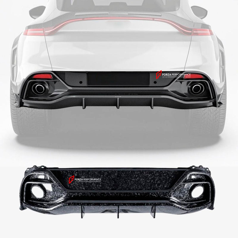 DRY CARBON FIBER REAR DIFFUSER for ASTON MARTIN DBX 2020+