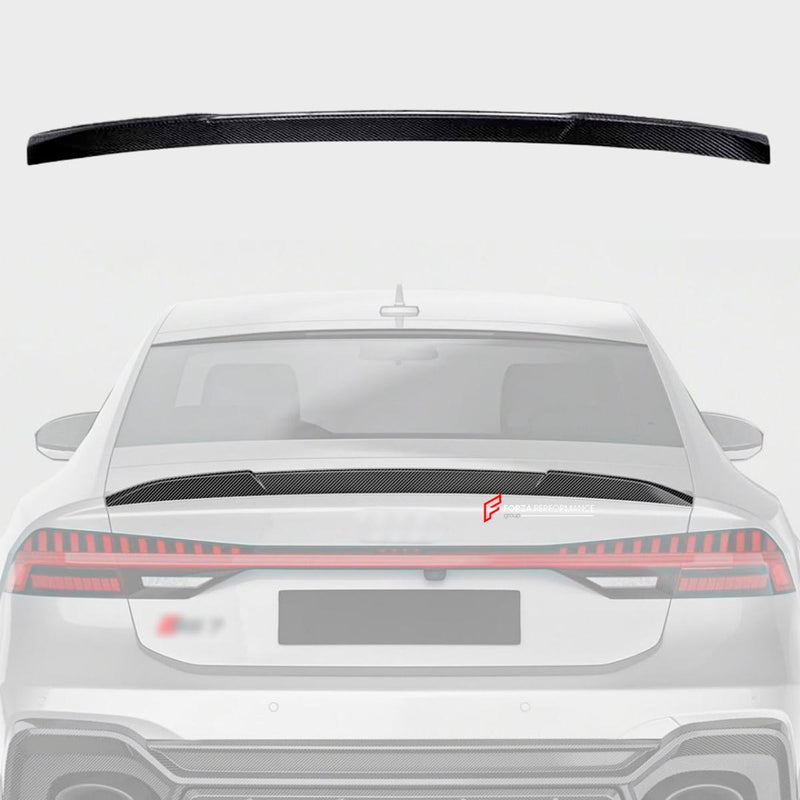 DRY CARBON FIBER REAR SPOILER for AUDI RS7 C8 2020 - 2023