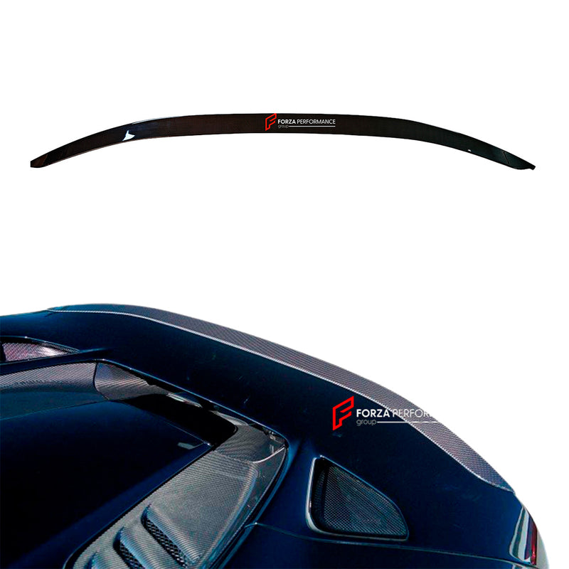 DRY CARBON FIBER REAR SPOILER FOR FERRARI F8 2019 - 2022
