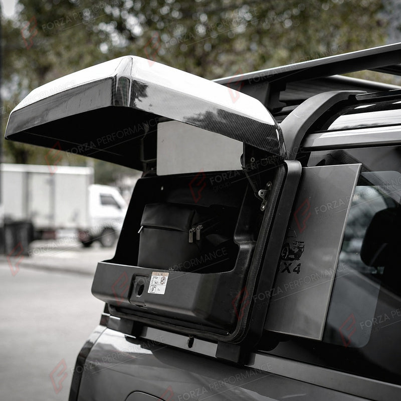DRY CARBON FIBER SIDE STORAGE BOX for LAND ROVER DEFENDER 90 110 130 L663 2020+