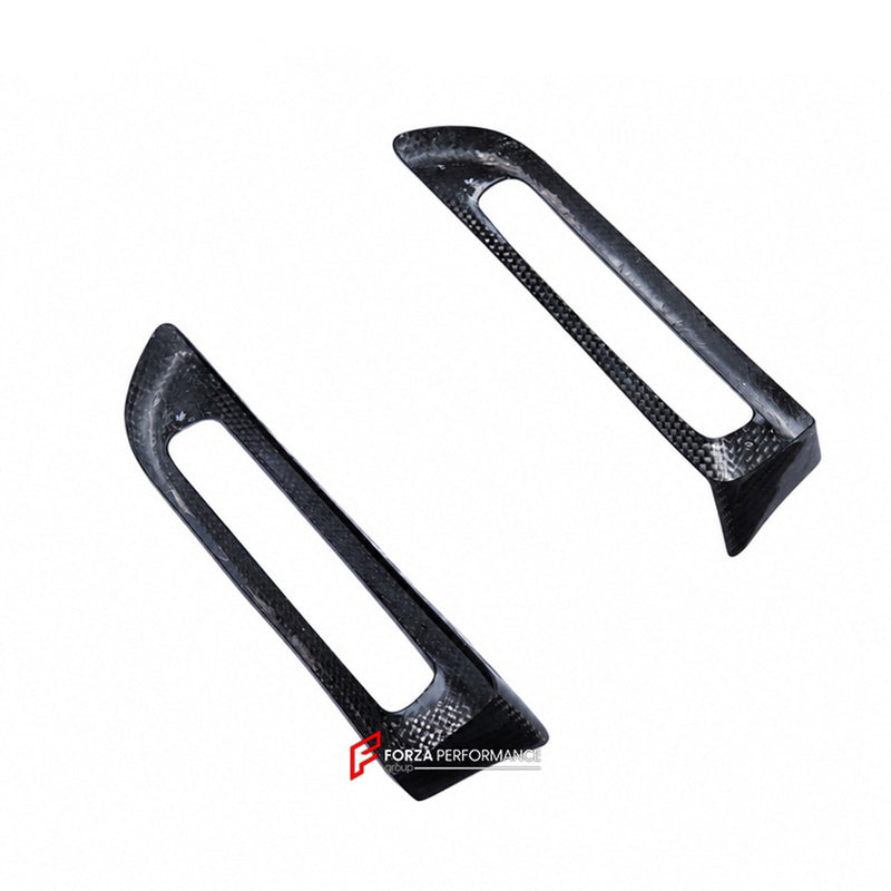 DRY CARBON FRONT BUMPER AIR VENT COVERS for ROLLS-ROYCE WRAITH 2013 - 2023