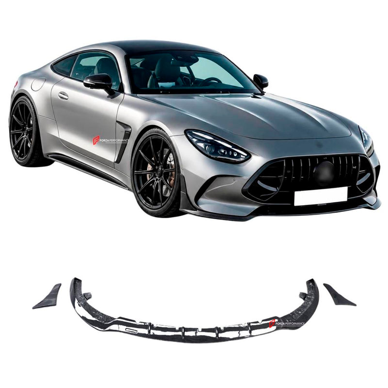 DRY CARBON FRONT LIP for MERCEDES BENZ AMG GT63S E COUPE C192 2024+