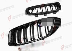 DRY CARBON FRONT GRILLE DUAL SLATS for BMW 4 SERIES F32 F33 F36 2014 - 2020
