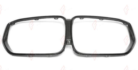 DRY CARBON FRONT GRILLE TRIM for BMW X5M F95 PRE LCI 2020 - 2023