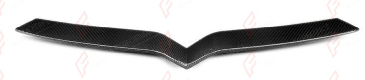 DRY CARBON FRONT GRILLE TRIM for TESLA MODEL X 2016 - 2021