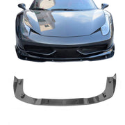 DRY CARBON FRONT LIP for FERRARI 458 2009 - 2015
Set includes:
Front Lip
Material: Carbon Fiber
NOTE: Professional installation is required.