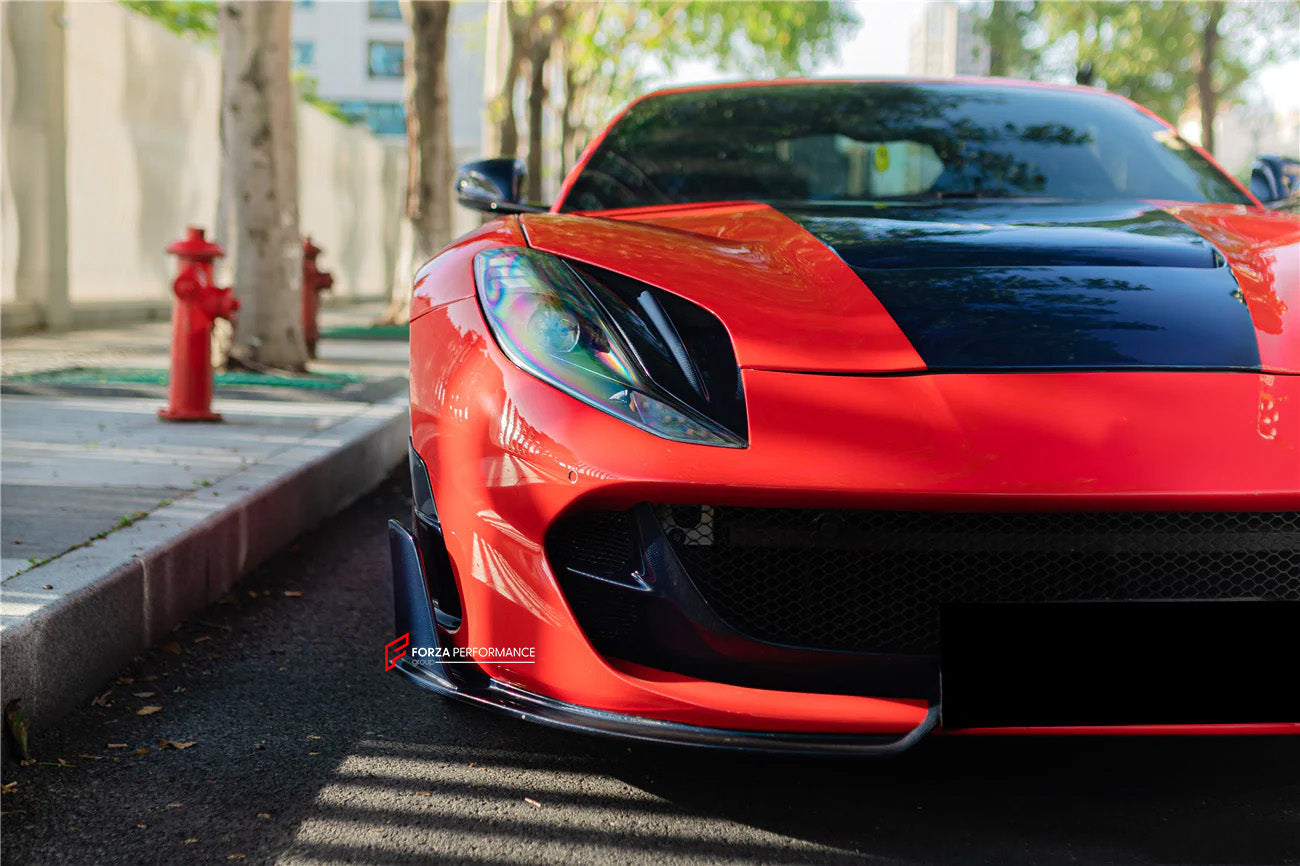 DRY CARBON FRONT LIP for FERRARI 812 SUPERFAST GTS 2017 - 2024
Set includes:
Front Lip
Material: Dry Carbon
Note: Professional installation is required