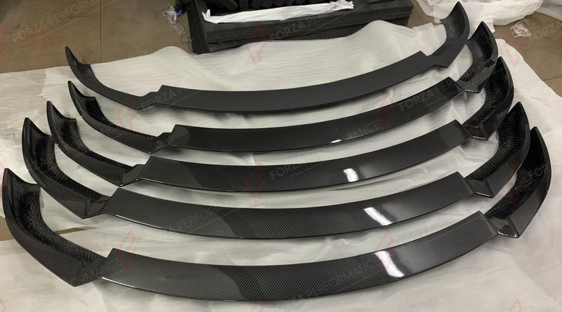DRY CARBON FRONT LIP for TESLA MODEL X 2022+