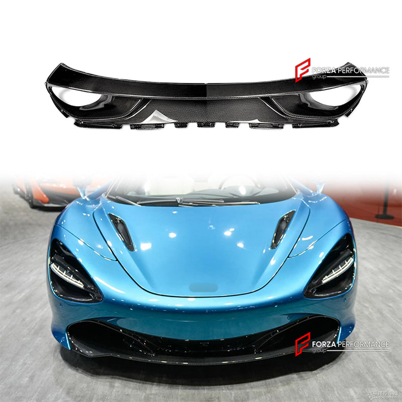 DRY CARBON FRONT LIP SPLITTER for MCLAREN 720S 2017 - 2023
