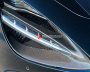DRY CARBON HEADLIGHT INSERT FRAME for MCLAREN 720S 2017 - 2023
Set includes:
Headlight Frame
Material: Carbon Fiber
Note: Professional installation is required
CONTACT US FOR PRICING