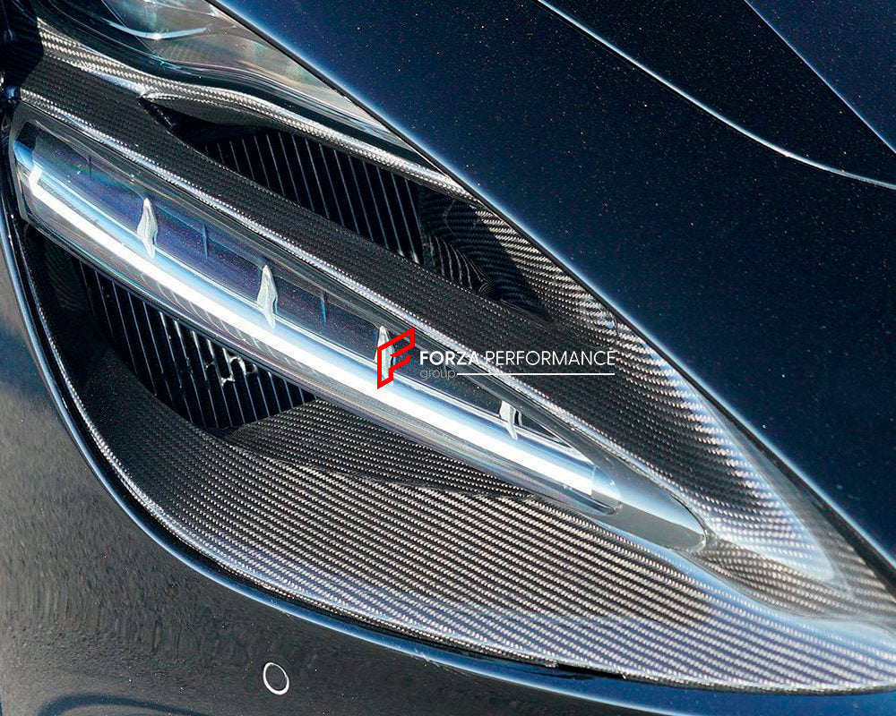 DRY CARBON HEADLIGHT INSERT FRAME for MCLAREN 720S 2017 - 2023
Set includes:
Headlight Frame
Material: Carbon Fiber
Note: Professional installation is required
CONTACT US FOR PRICING