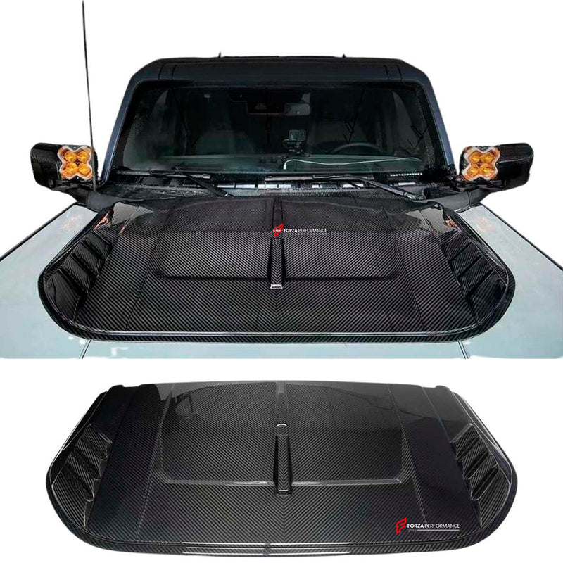 DRY CARBON HOOD BONNET for FORD BRONCO 2021+
