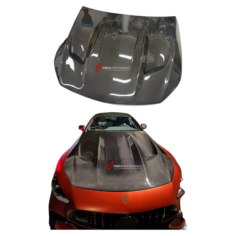 DRY CARBON HOOD BONNET for MERCEDES-BENZ AMG GT C190 2014 - 2022
