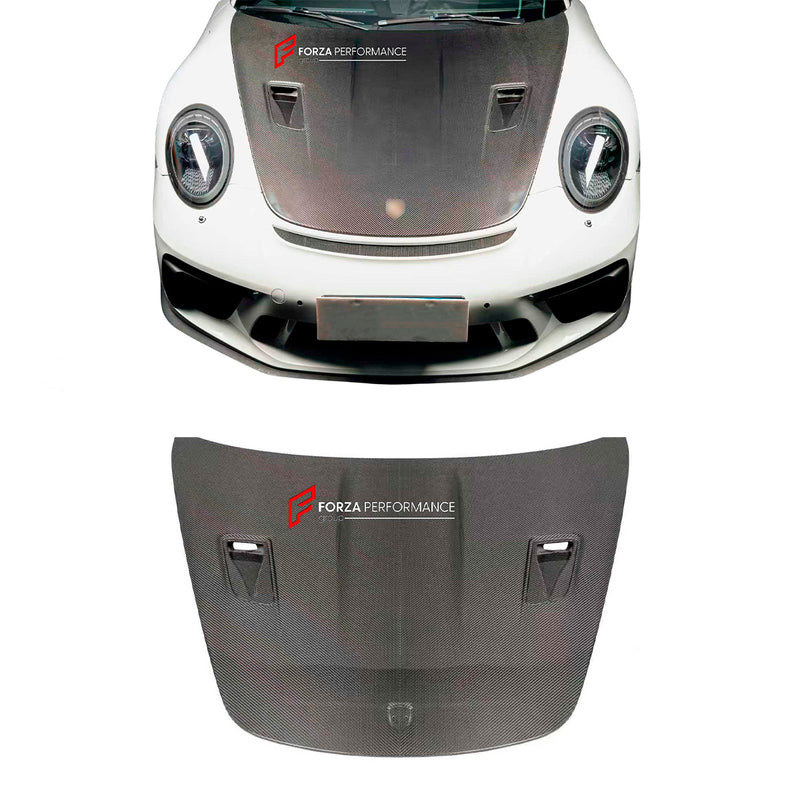 DRY CARBON HOOD BONNET for PORSCHE 911 991 GT3 RS 2011 - 2019