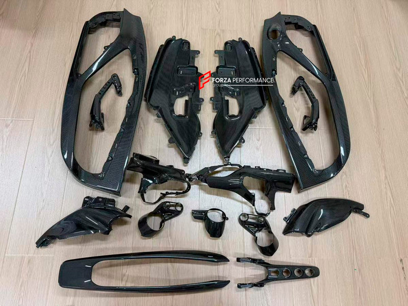 DRY CARBON INTERIOR TRIM KIT for FERRARI F8