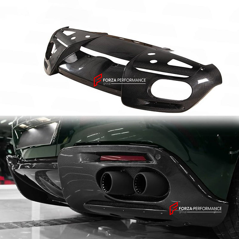 DRY CARBON REAR DIFFUSER for FERRARI ROMA 2020+
