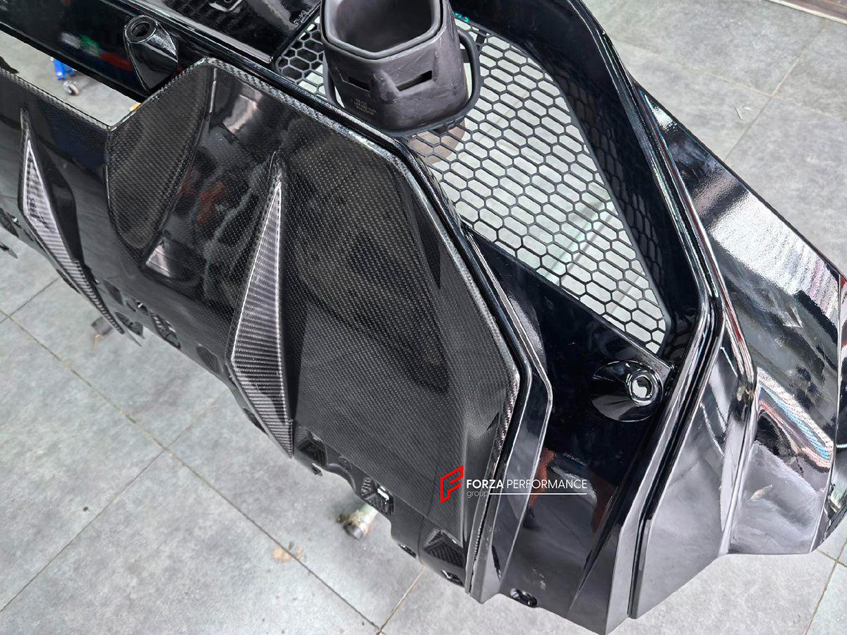 DRY CARBON REAR DIFFUSER for LAMBORGHINI HURACAN TECNICA LP640-2 2022 - 2024
Set includes:
Rear Diffuser
Material: Dry Carbon
Note: Professional installation is required