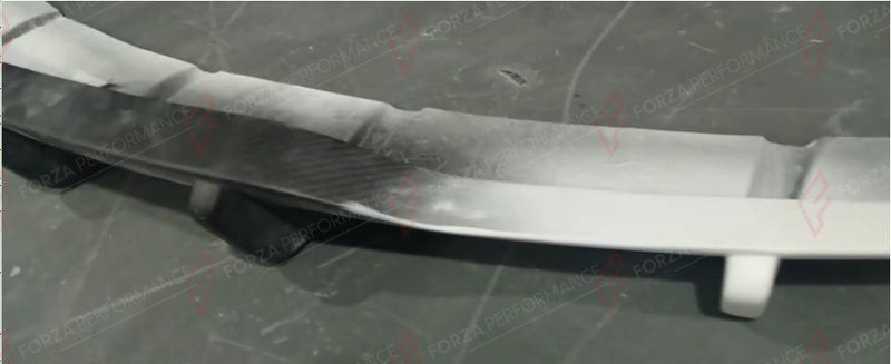 DRY CARBON REAR DIFFUSER STICK ON for TESLA MODEL S 2021+